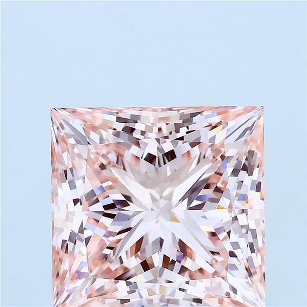 5.03ct Princess FANCY INTENSE PINK VVS2 Lab Created Diamond