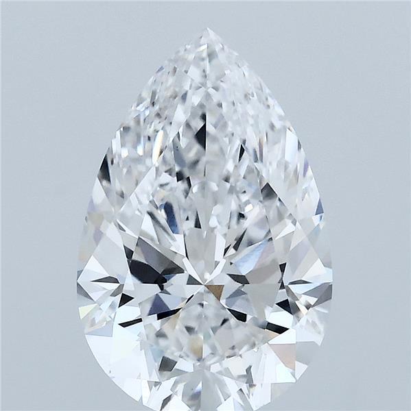 3.09ct Pear D VS1 Lab Created Diamond
