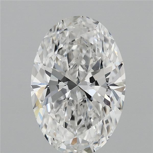 3.57ct Oval E VVS1 Lab Created Diamond