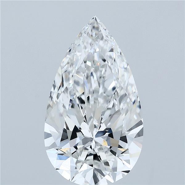 3.05ct Pear E VS1 Lab Created Diamond