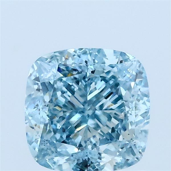 1.52ct Cushion FANCY INTENSE BLUE VS1 Lab Created Diamond