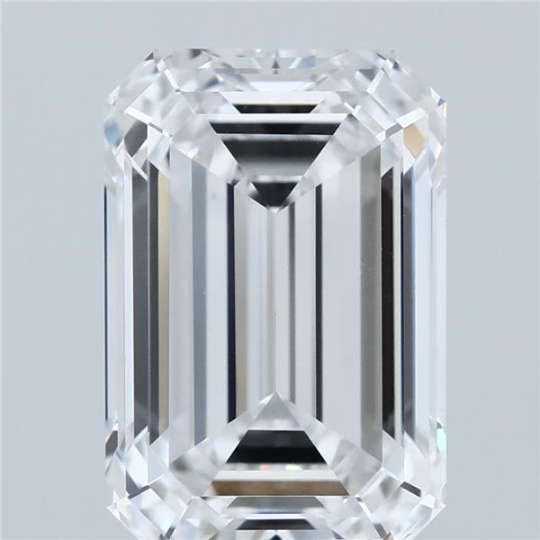 5.09ct Emerald D VVS2 Lab Created Diamond