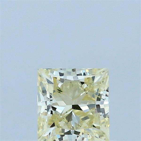 0.59ct Princess FANCY LIGHT YELLOW VVS2 Lab Created Diamond