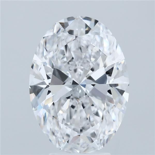 5.01ct Oval D VS2 Lab Created Diamond
