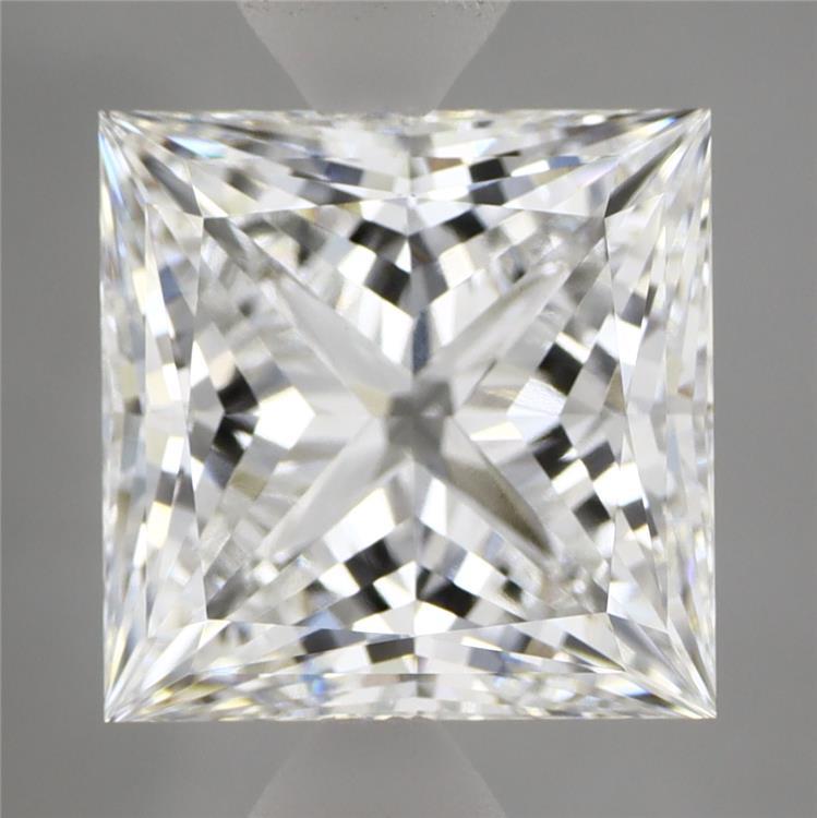 4.39ct Princess E VVS2 Lab Created Diamond