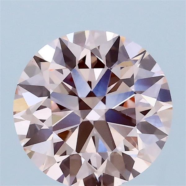 1.42ct Round FANCY INTENSE PINK VVS2 Lab Created Diamond