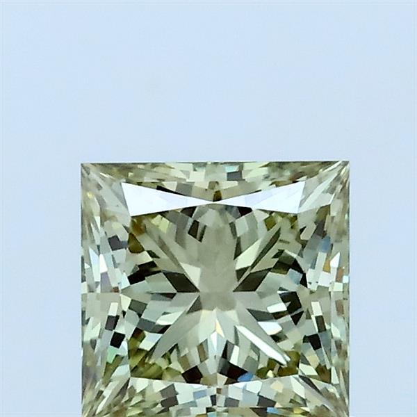 1ct Princess FANCY INTENSE GREEN VVS2 Lab Created Diamond