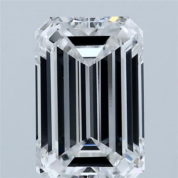 2.02ct Emerald E VVS2 Lab Created Diamond