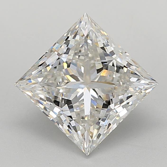 3.02ct Princess F VS1 Lab Created Diamond