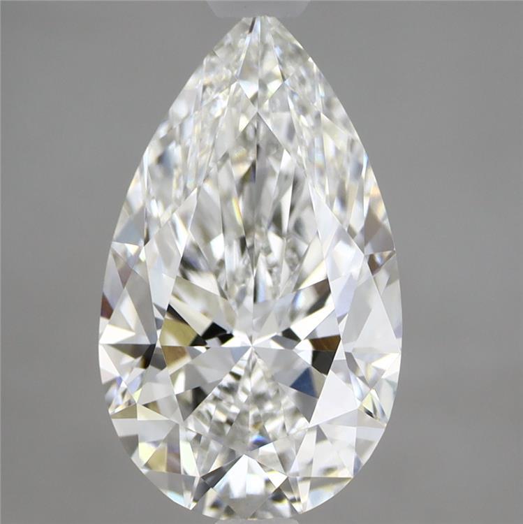 2.57ct Pear F VVS2 Lab Created Diamond