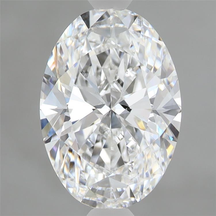 2.05ct Oval D VVS2 Lab Created Diamond