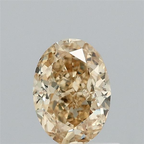 0.93ct Oval FANCY INTENSE YELLOW VS1 Lab Created Diamond