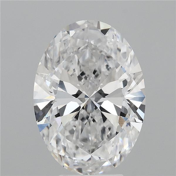 6.01ct Oval D VVS2 Lab Created Diamond