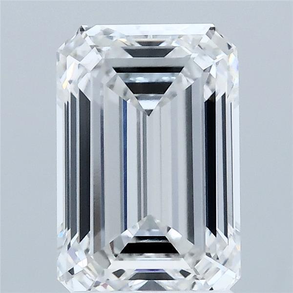 2.05ct Emerald E VVS2 Lab Created Diamond