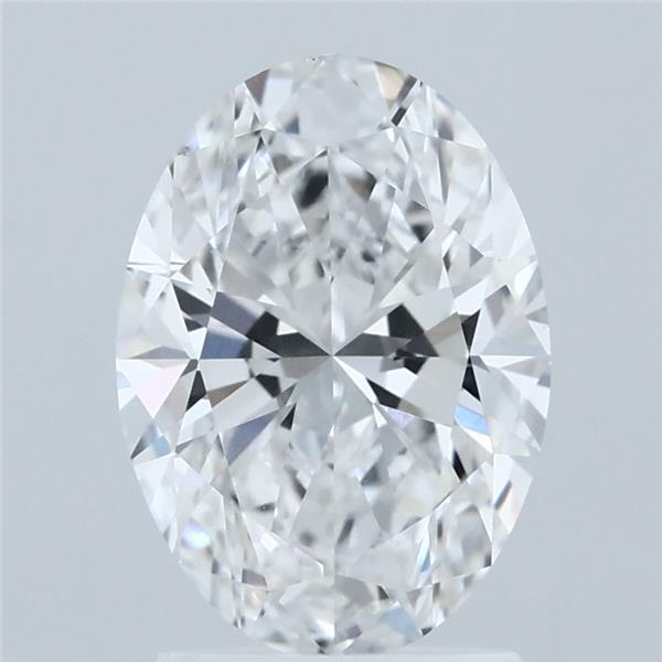 2ct Oval E VS1 Lab Created Diamond