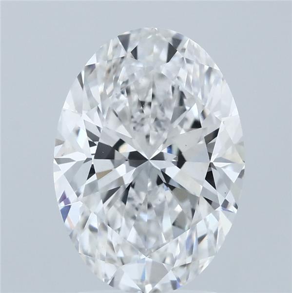 3.01ct Oval E VS1 Lab Created Diamond