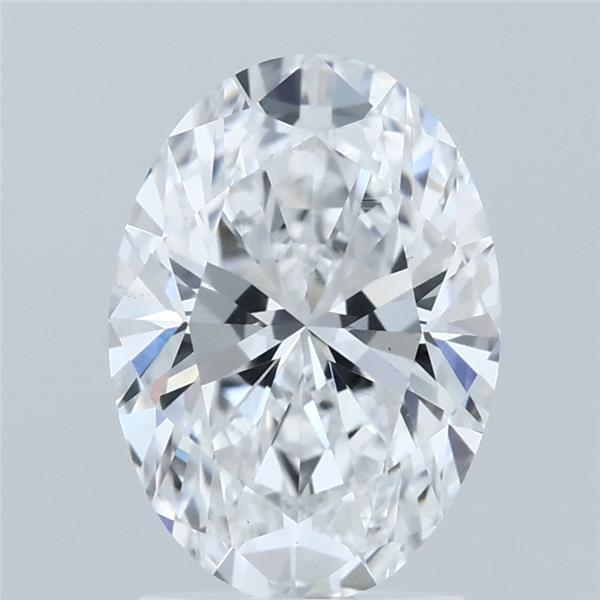 2.01ct Oval D VVS2 Lab Created Diamond