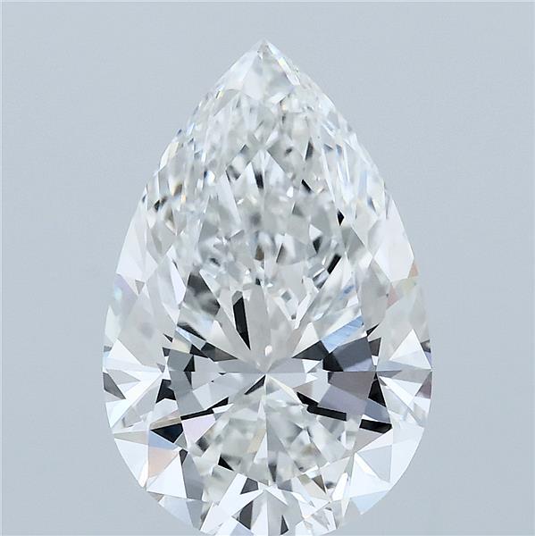 4.01ct Pear F VVS2 Lab Created Diamond