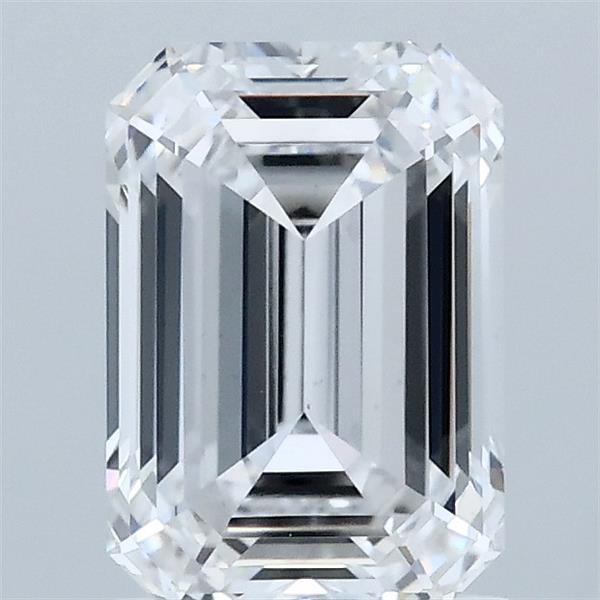 1.6ct Emerald D VS1 Lab Created Diamond