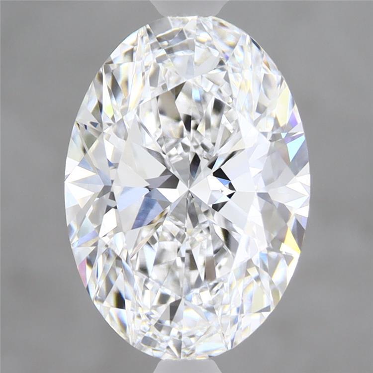 3.07ct Oval D VVS2 Lab Created Diamond