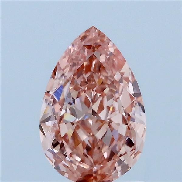 1.55ct Pear FANCY VIVID PINK VS1 Lab Created Diamond