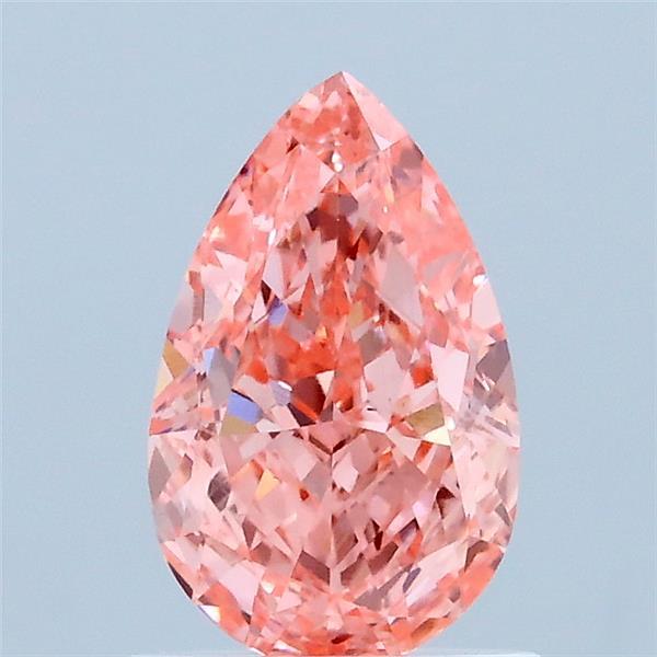 1.15ct Pear FANCY VIVID PINK VS1 Lab Created Diamond