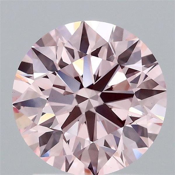 2.03ct Round FANCY INTENSE PINK VS1 Lab Created Diamond