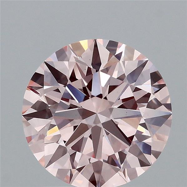 2.03ct Round FANCY INTENSE PINK VS1 Lab Created Diamond