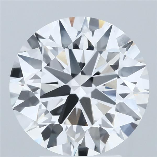3.81ct Round F VVS2 Lab Created Diamond