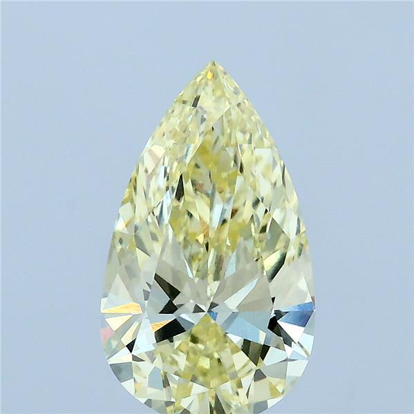 2.13ct Pear FANCY INTENSE YELLOW VVS2 Lab Created Diamond