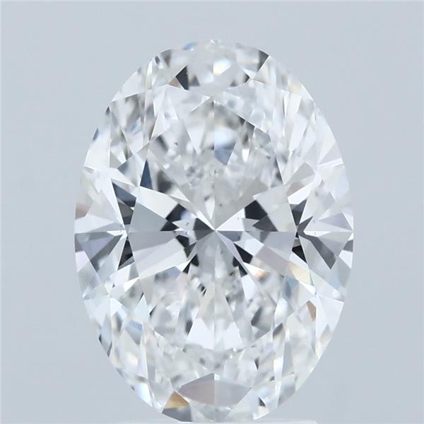 3.02ct Oval D VS1 Lab Created Diamond