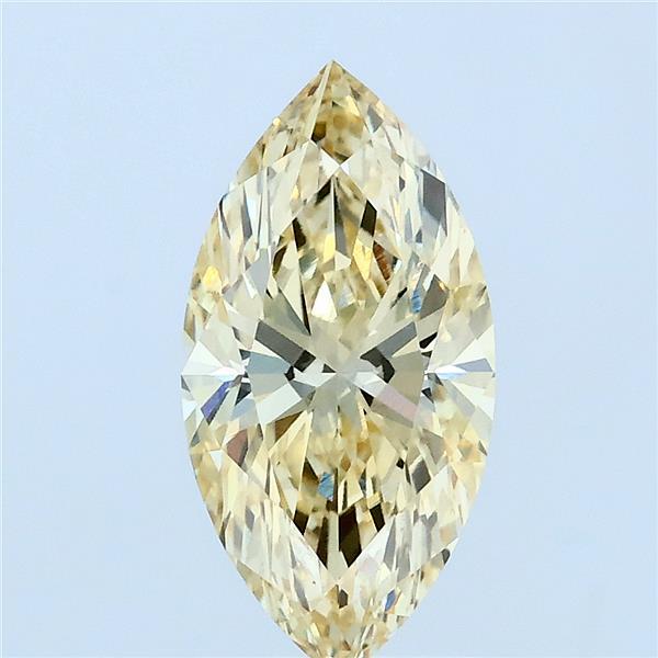 1.56ct Marquise FANCY YELLOW VVS2 Lab Created Diamond