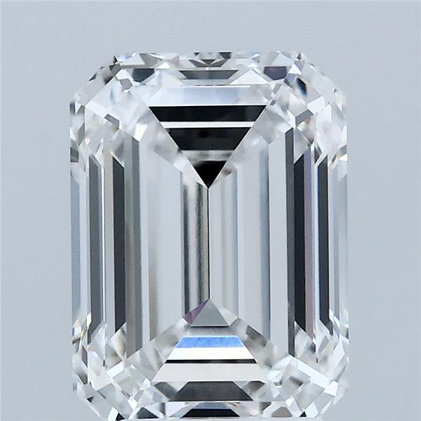 3.08ct Emerald E VVS2 Lab Created Diamond