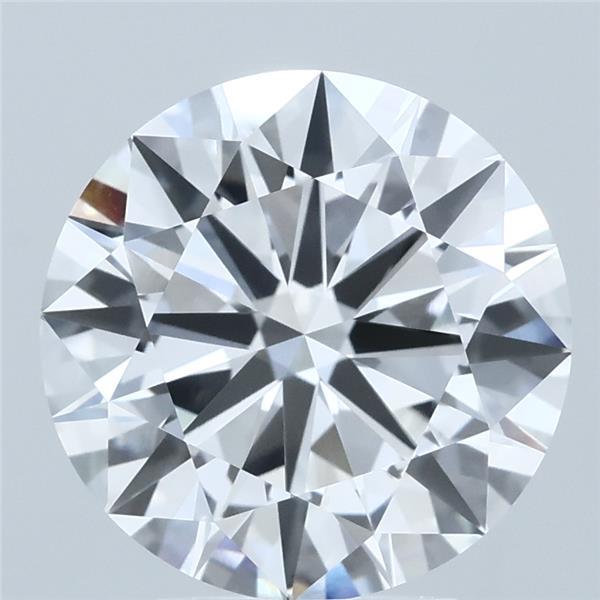 3.96ct Round E VVS2 Lab Created Diamond
