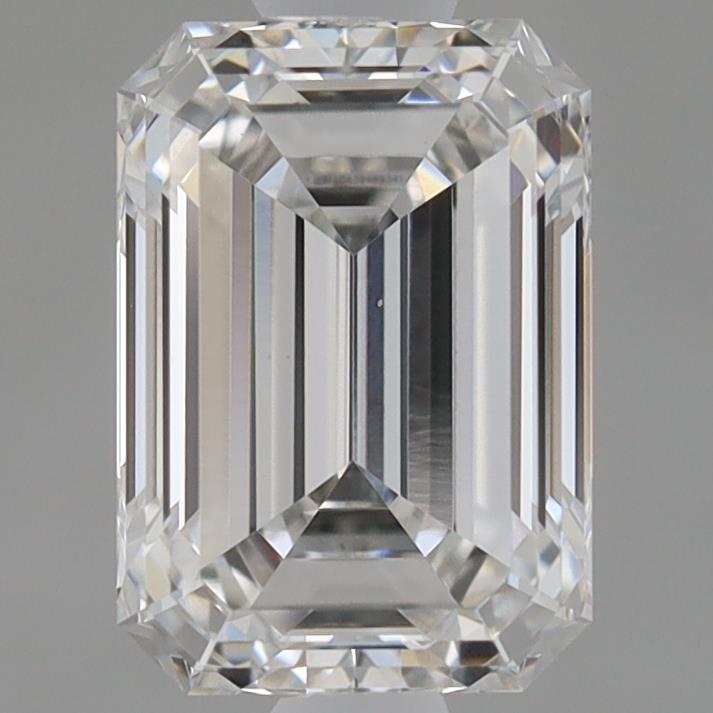 0.94ct Emerald F VVS2 Lab Created Diamond