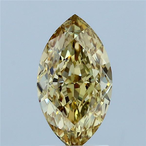2.14ct Marquise FANCY INTENSE YELLOW VS1 Lab Created Diamond