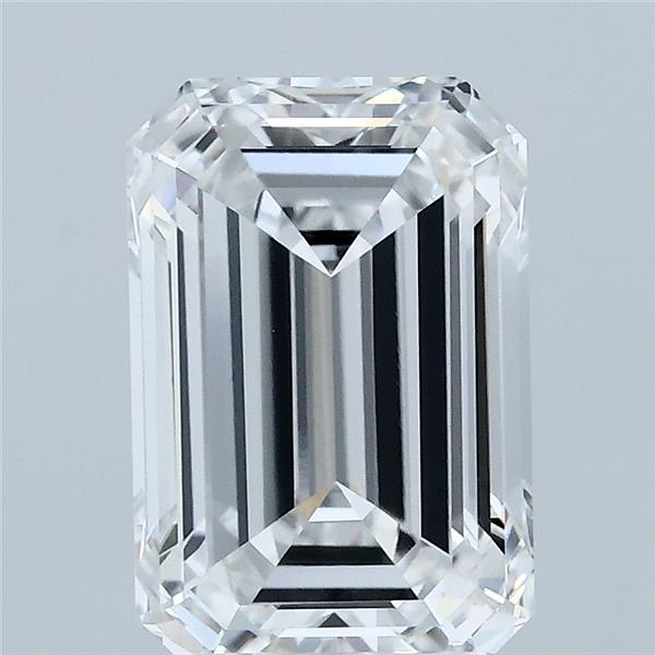 2.93ct Emerald D VVS2 Lab Created Diamond