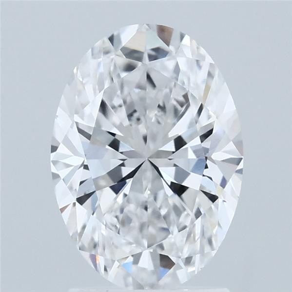 2.03ct Oval D VVS2 Lab Created Diamond