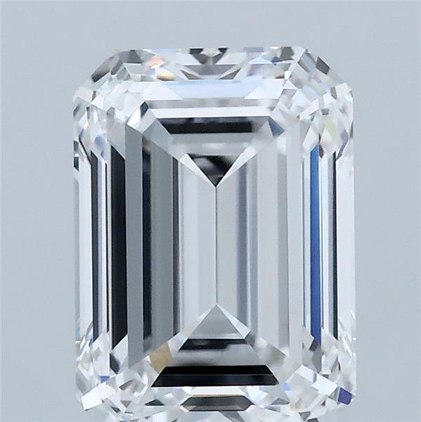 2.6ct Emerald D VVS2 Lab Created Diamond