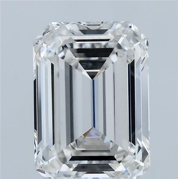 4.07ct Emerald F VS1 Lab Created Diamond