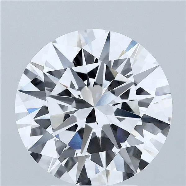4ct Round D VVS2 Lab Created Diamond