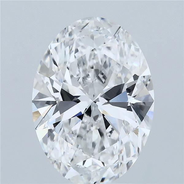 3.22ct Oval E VVS2 Lab Created Diamond