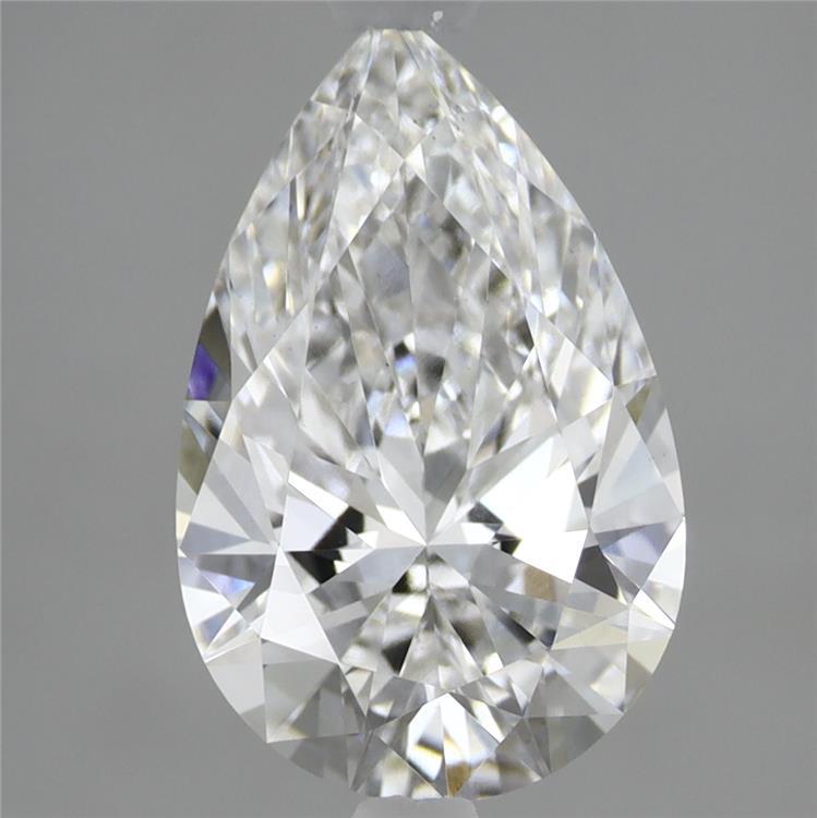 2.24ct Pear E VVS2 Lab Created Diamond