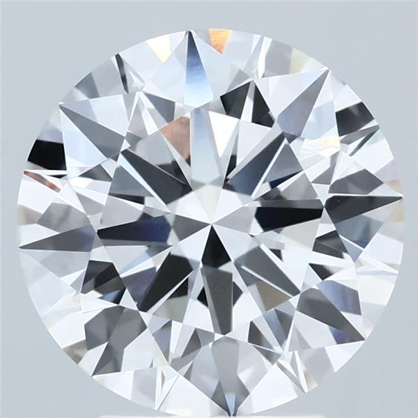 3.79ct Round F VVS2 Lab Created Diamond