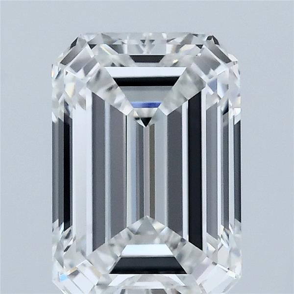 2.06ct Emerald E VVS2 Lab Created Diamond