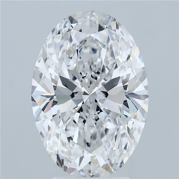4.09ct Oval D VVS2 Lab Created Diamond