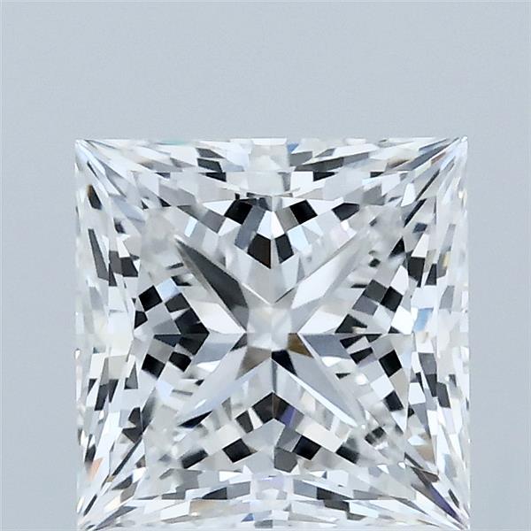 2.08ct Princess E VVS2 Lab Created Diamond