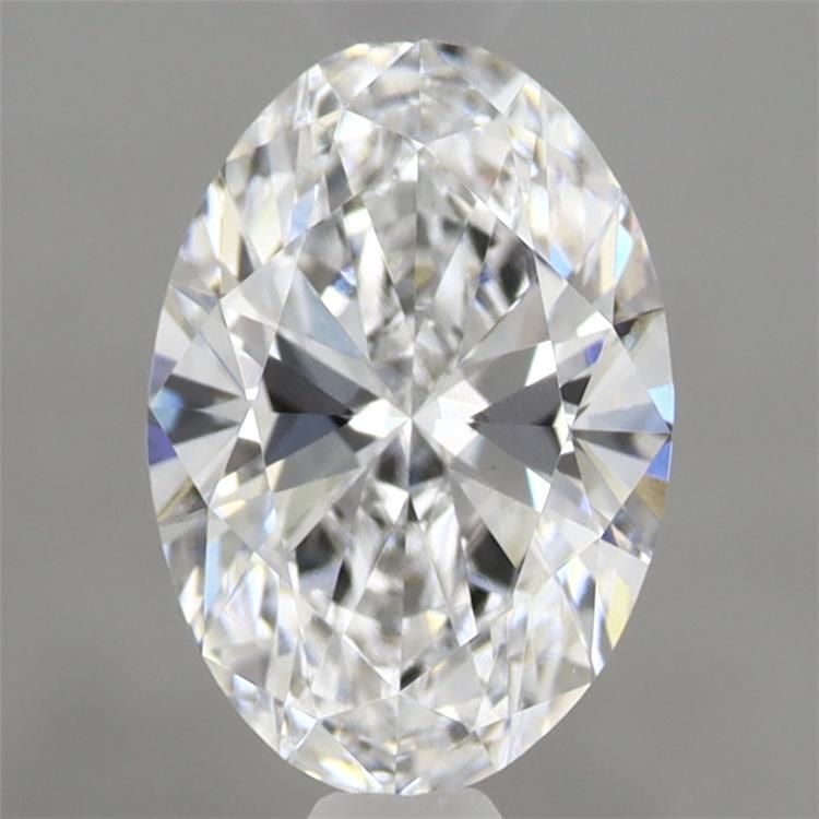 1.55ct Oval D VVS2 Lab Created Diamond