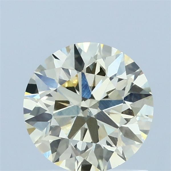 1.02ct Round LIGHT YELLOW VVS2 Lab Created Diamond