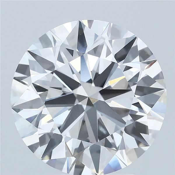 3.78ct Round F VVS2 Lab Created Diamond